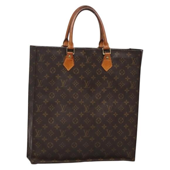 LOUIS VUITTON Monogram Sac Plat Hand Bag M51140 - Picture 1 of 12